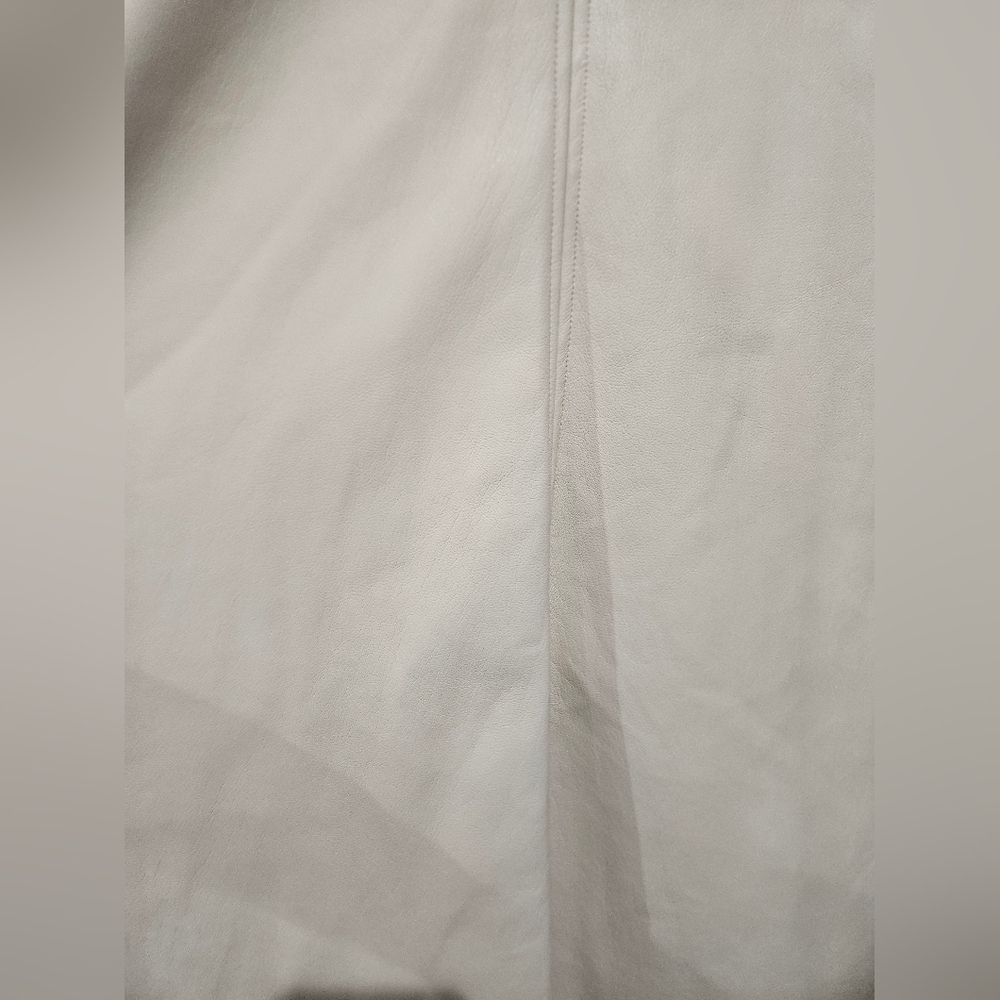 A.L.C. Syna Faux Leather Cutout Midi Dress Bone White. Size 6 NWT. - Picture 12 of 16